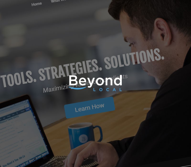 Digital Marketing example for a business consultant